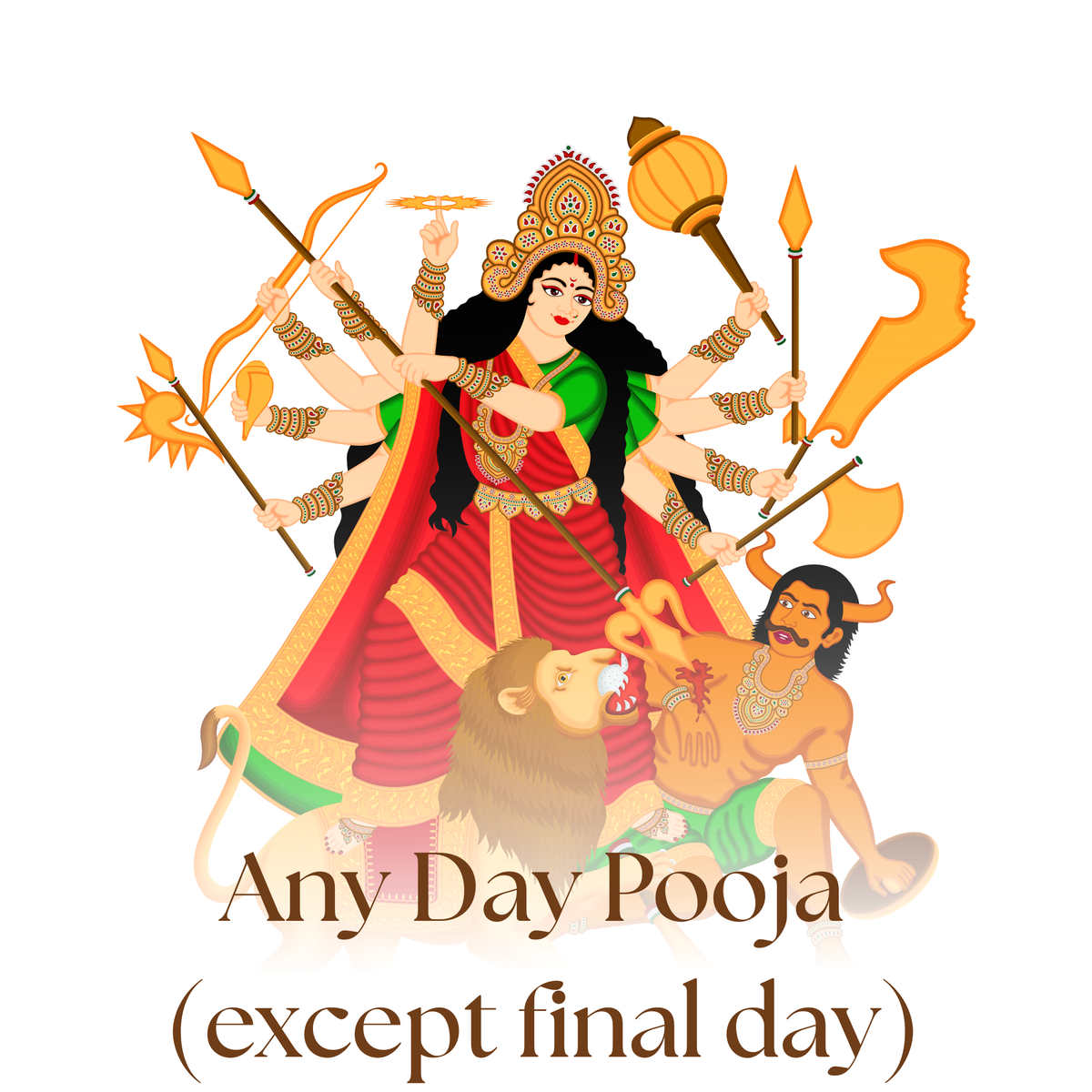 Navarathri - Any Day Pooja (except Final)