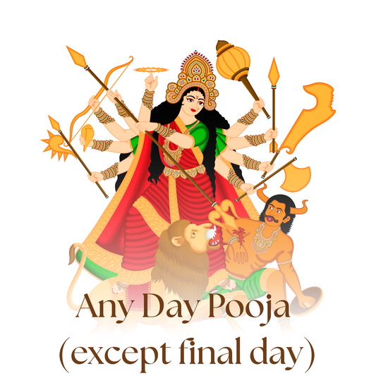 Navarathri - Any Day Pooja (except Final)